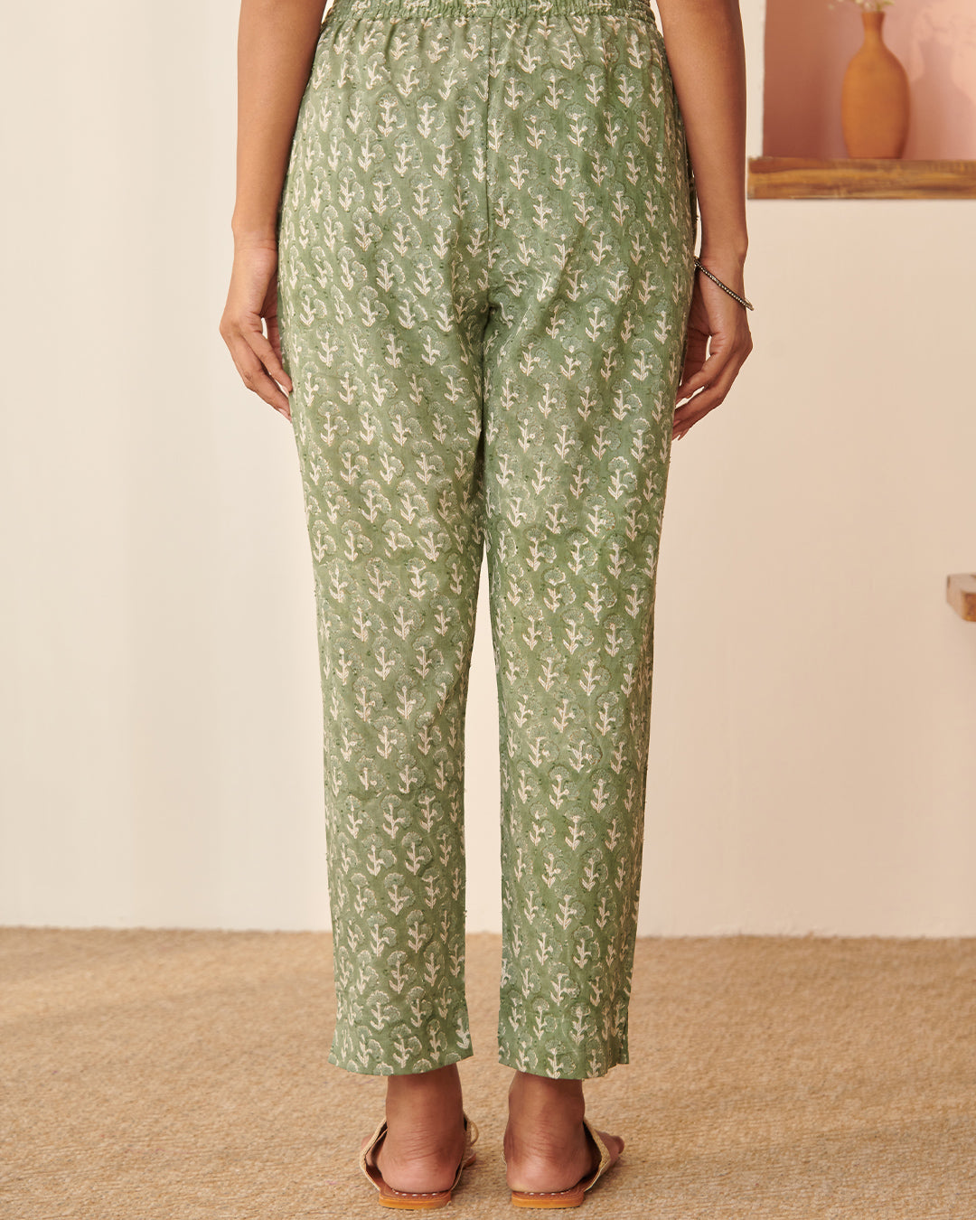 Rosheen Saher Sanganeri Narrow Pants