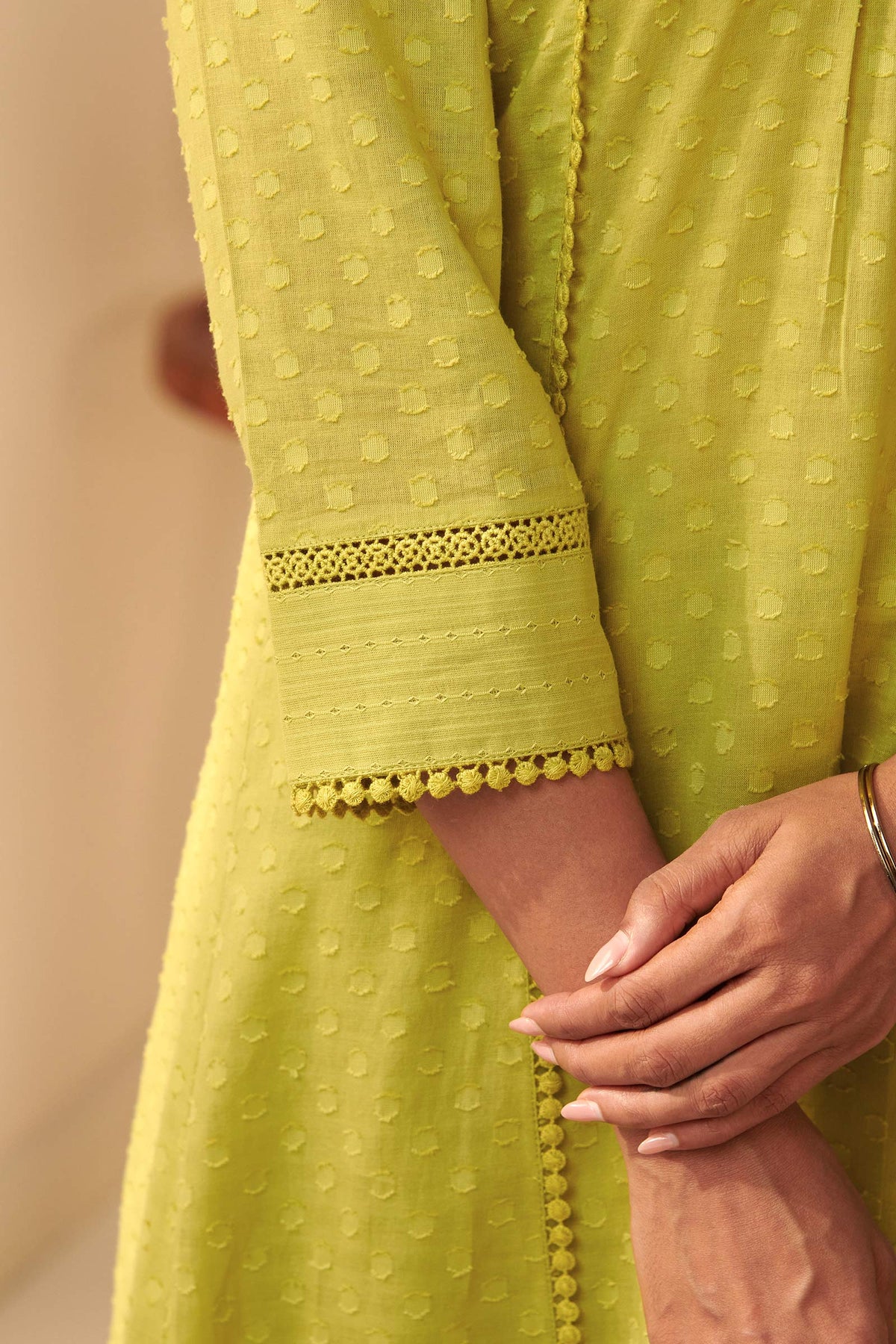 Roza Darya Green Kurta