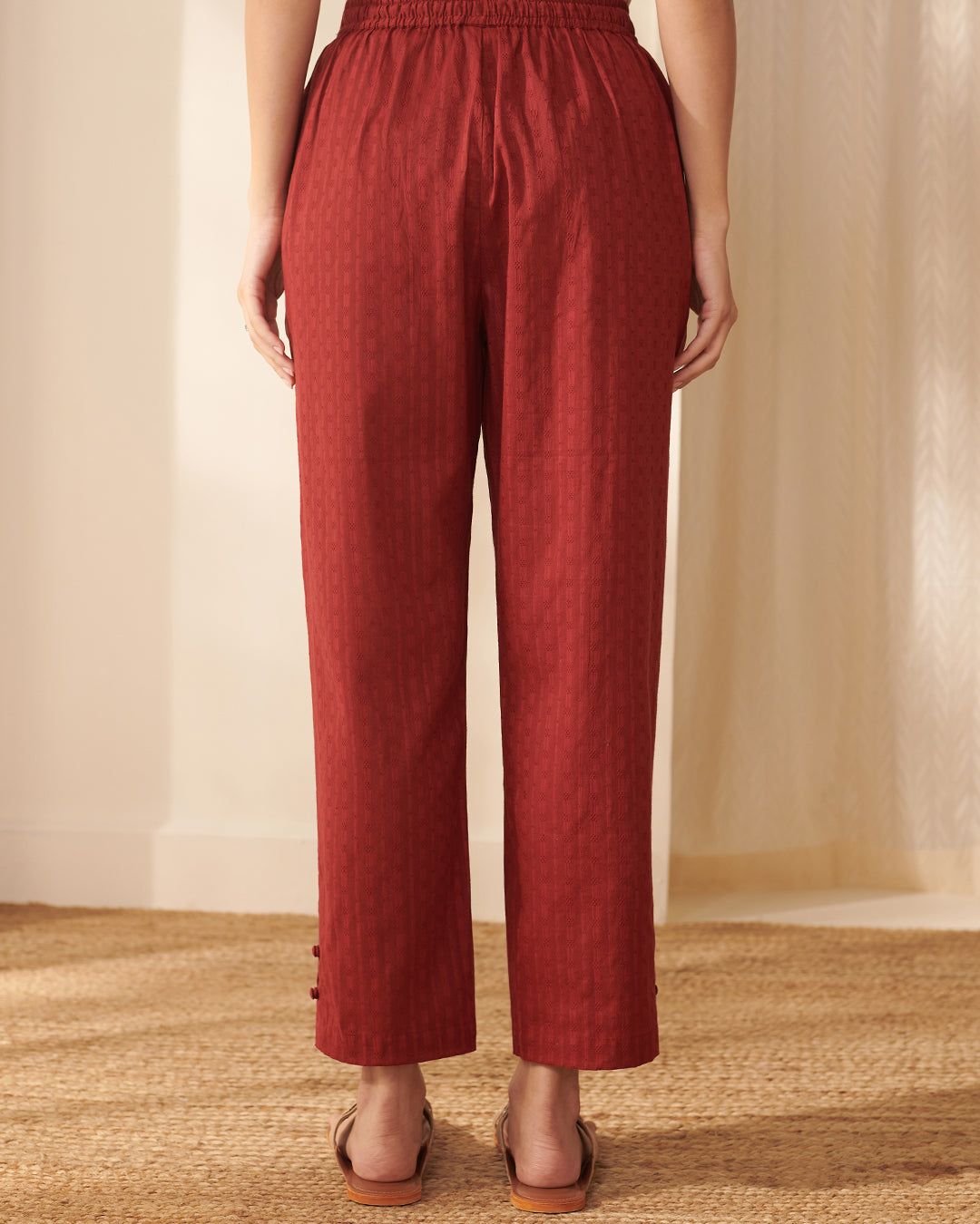 Roza Rahida Alta Red Pants