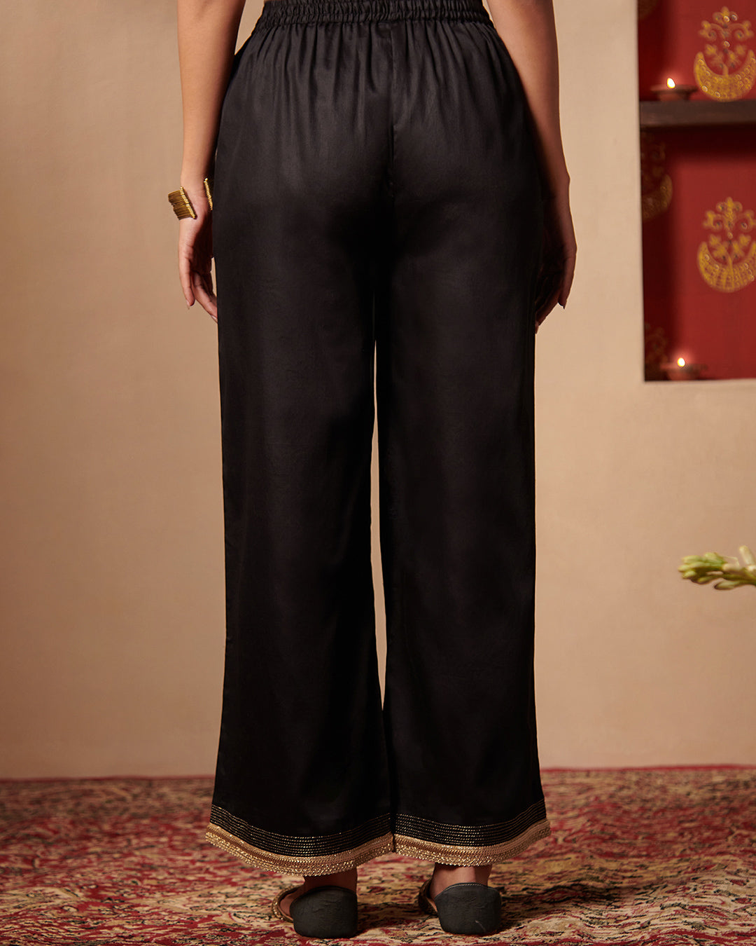 Roshanara Aarya Midnight Black Farsi