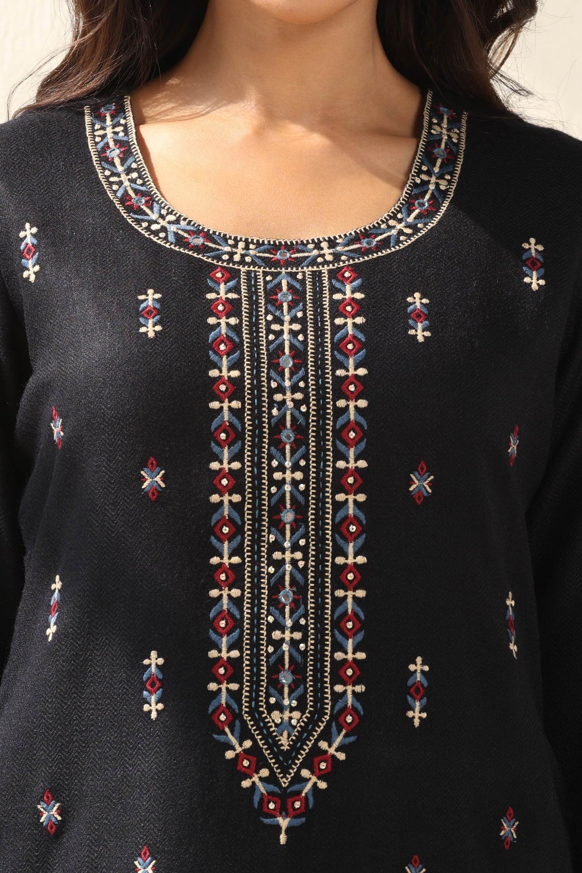 Naadirah Zarina Faux Wool Kurta