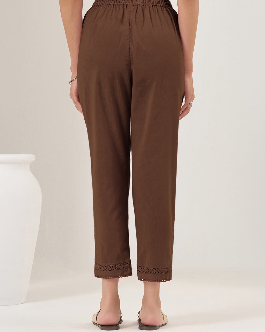 Roza Seher Brown Narrow Pants