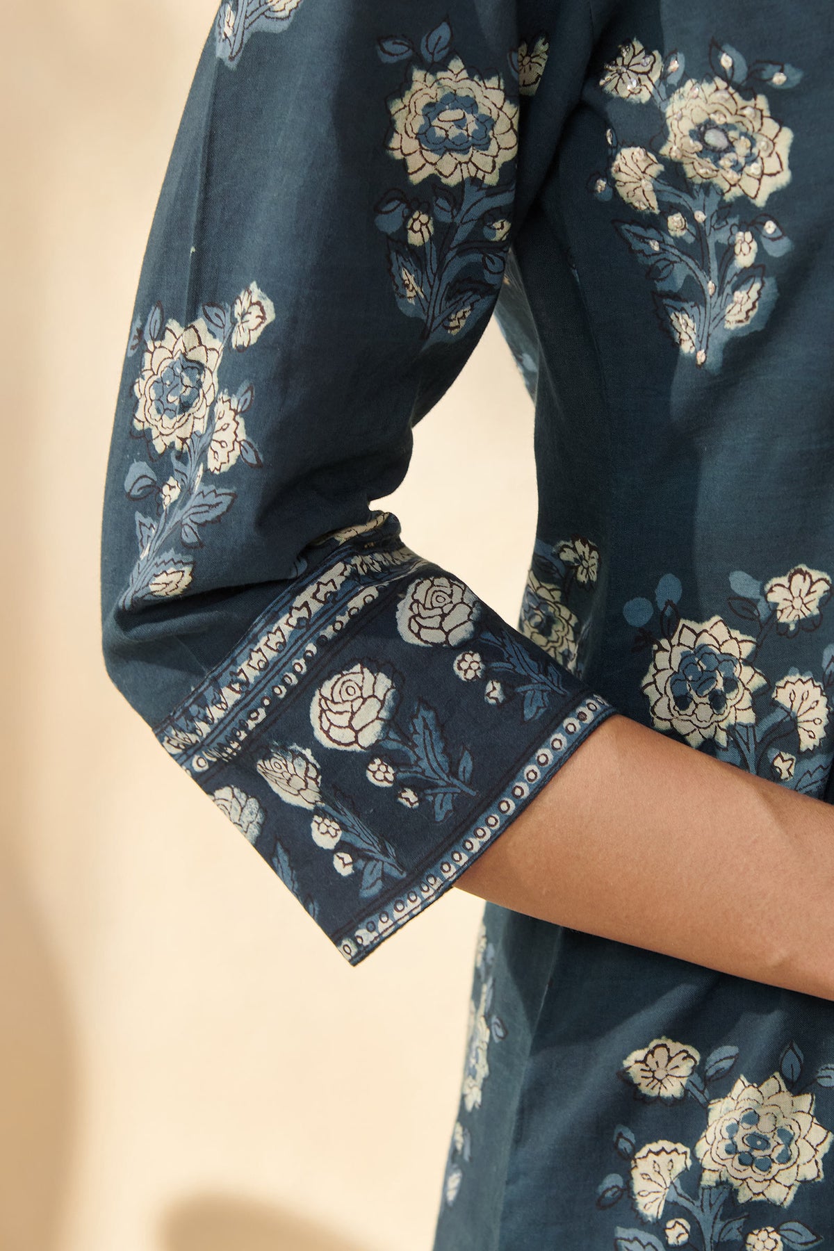 Sehra Seher Bagru Kurta