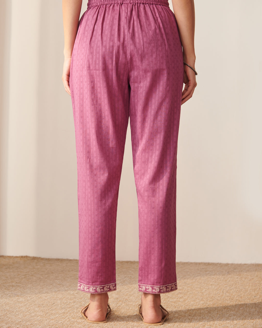 Mehraab Nisa Purple Narrow Pants