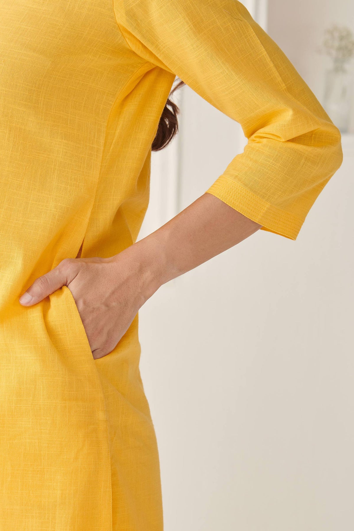 Roza Nadira Yellow Kurta