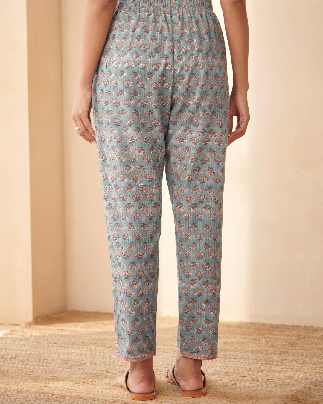 Nasrine Mahi Sanganeri Narrow Pants