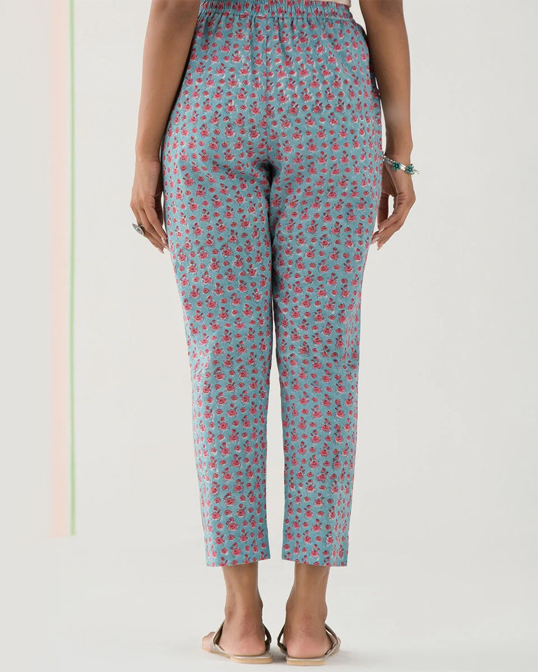 Gulbarg Jia Sanganeri Narrow Pants