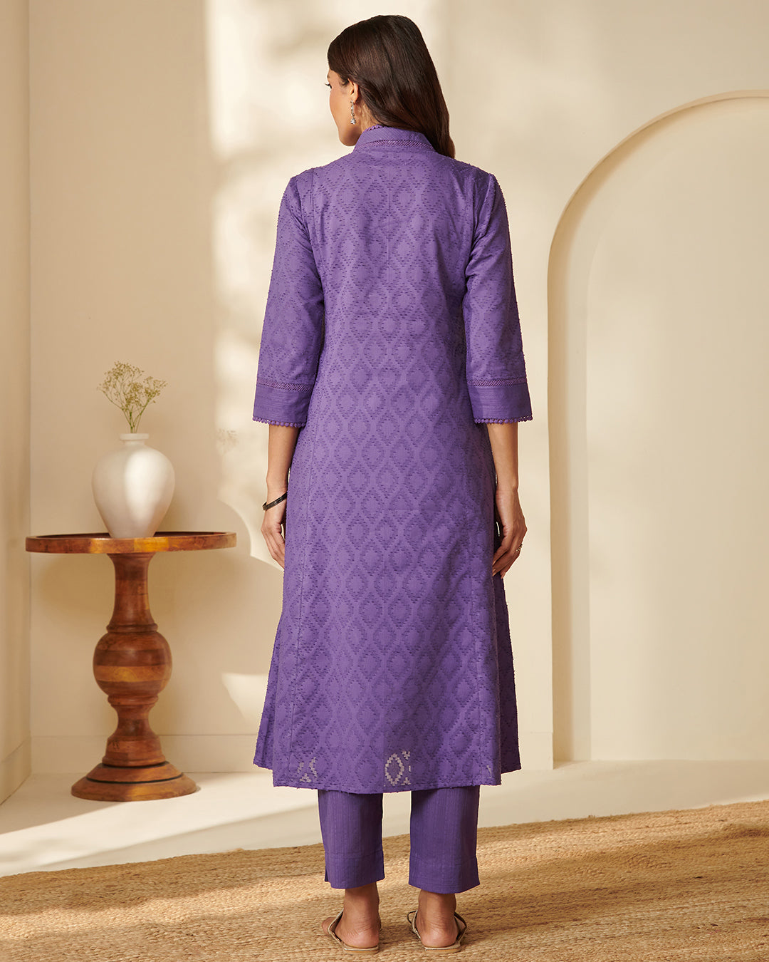 Roza Rosana Purple Kurta