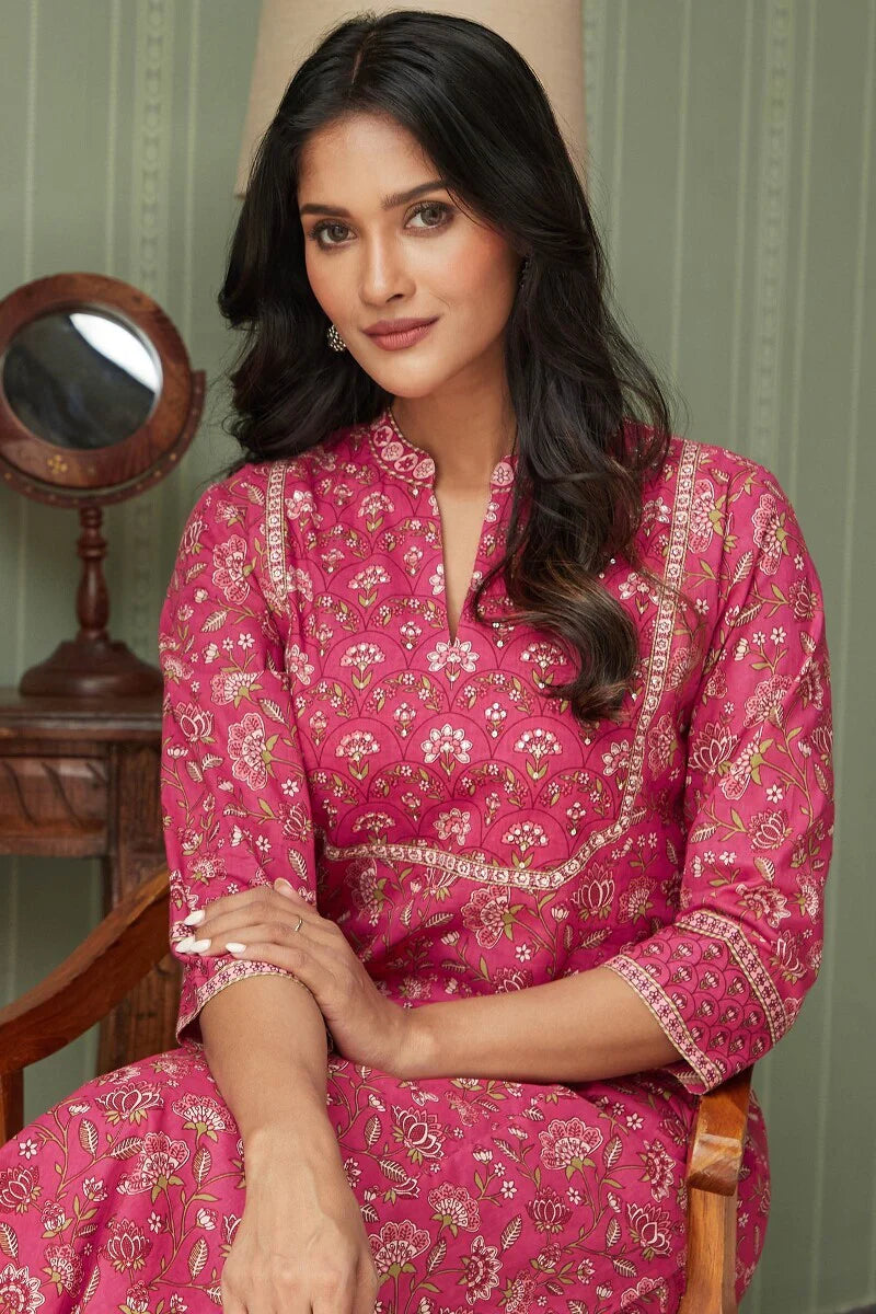 Rosheen Firoza Sanganeri Kurta