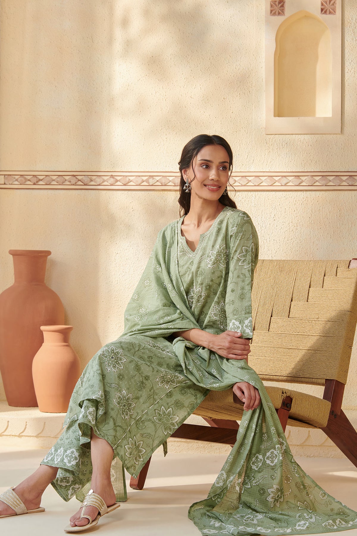 Gauhar Shireen Sanganeri Kurta