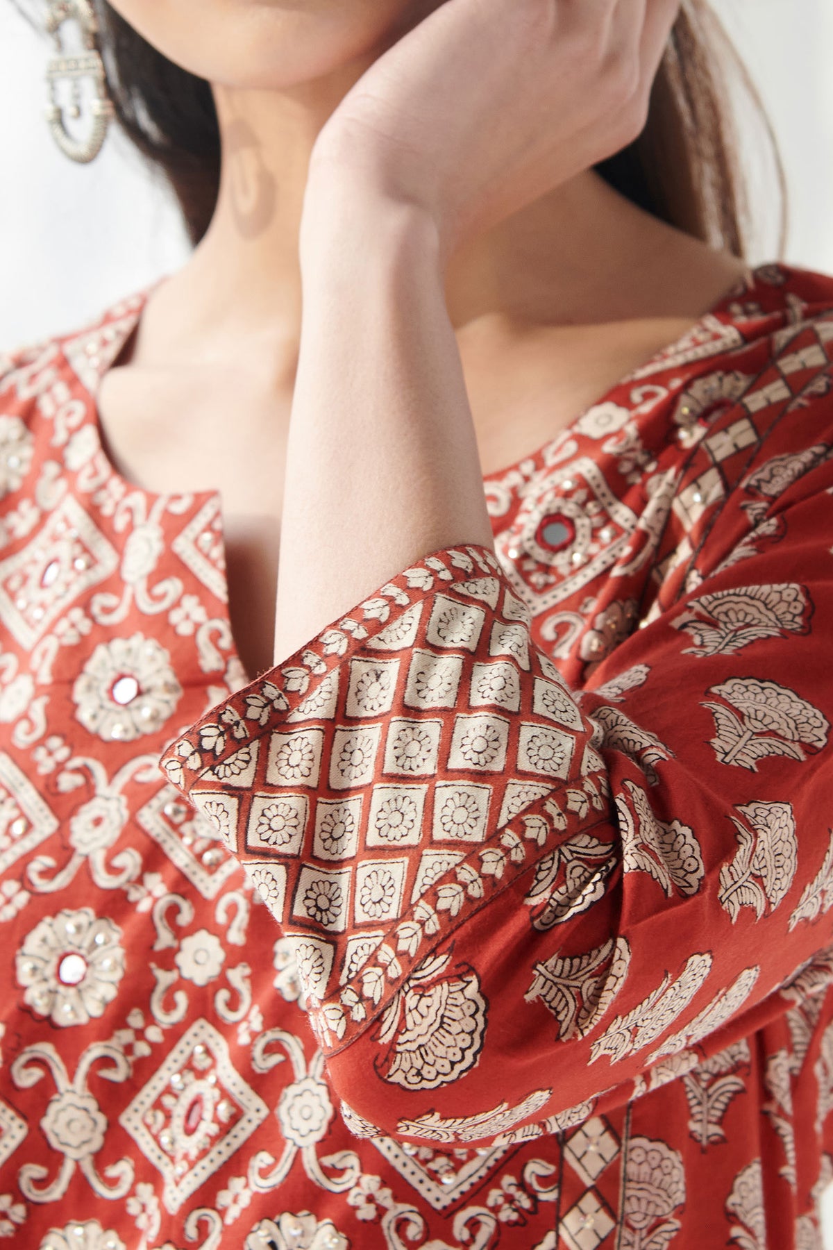 Sehra Meher Bagru Kurta