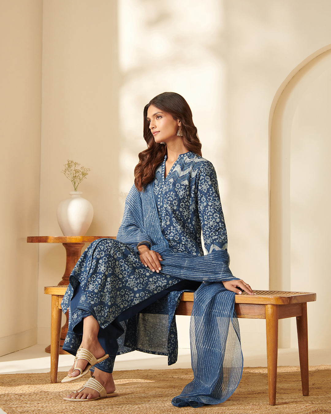 Sehra Aasira Bagru Kurta