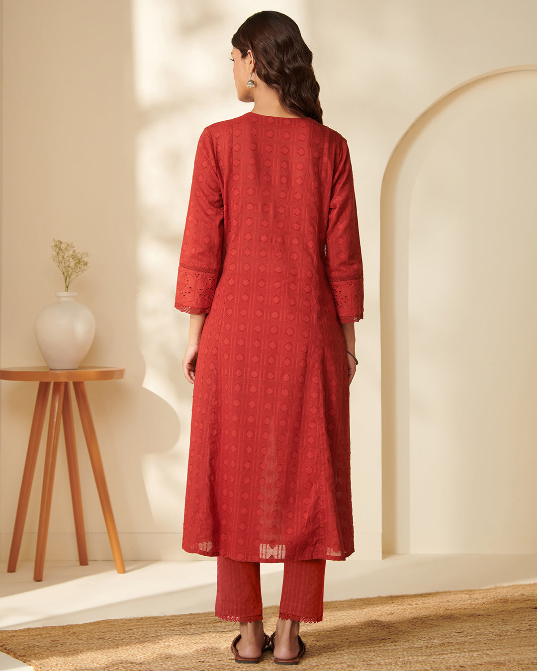 Roza Sureena Ruby Red Kurta