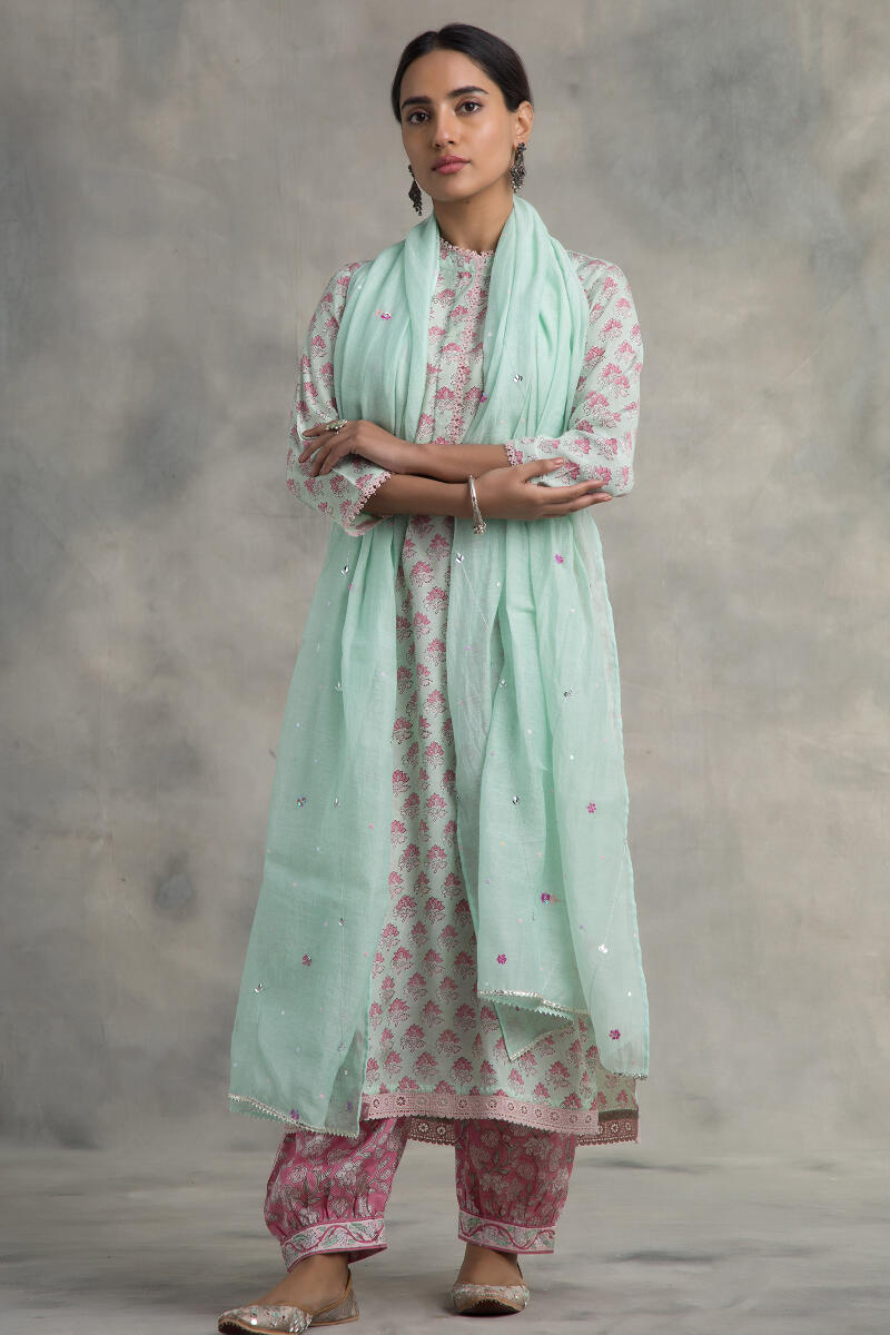 Gauhar Fareena Cotton Silk Dupatta