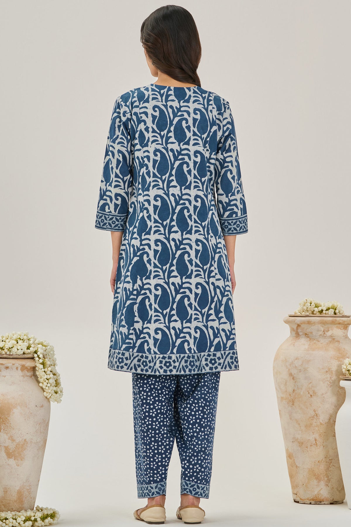 Nurtaj Rumaisa Bagru Short Kurta