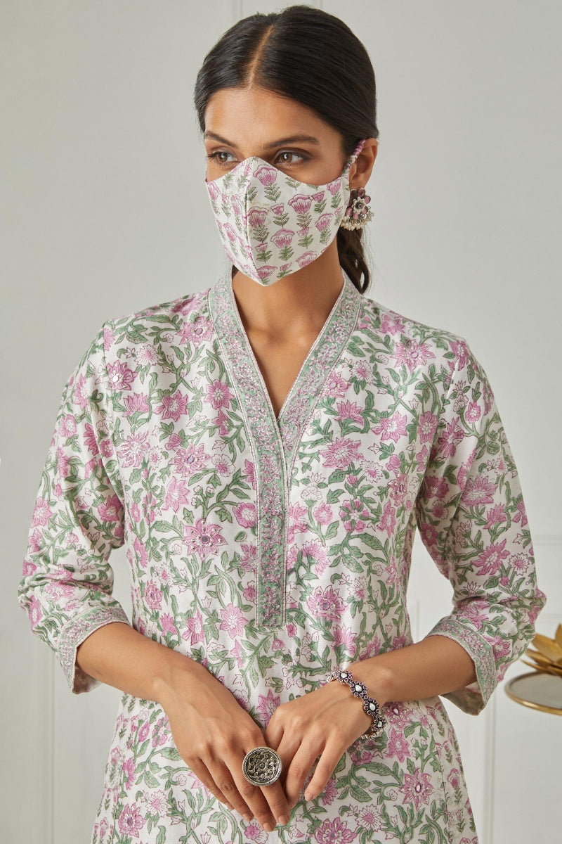 Sanaa Mahnoor Chanderi Kurta