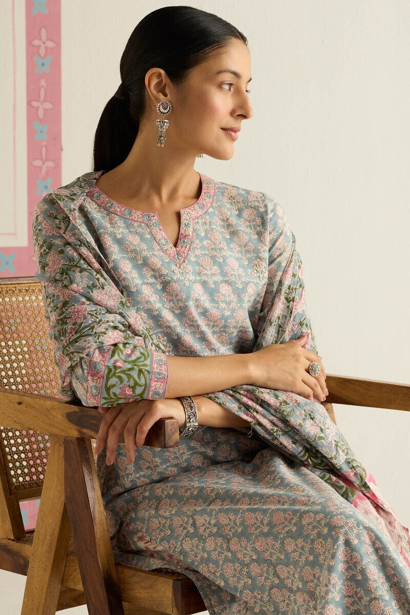 Gulraiz Feroza Sanganeri Kurta