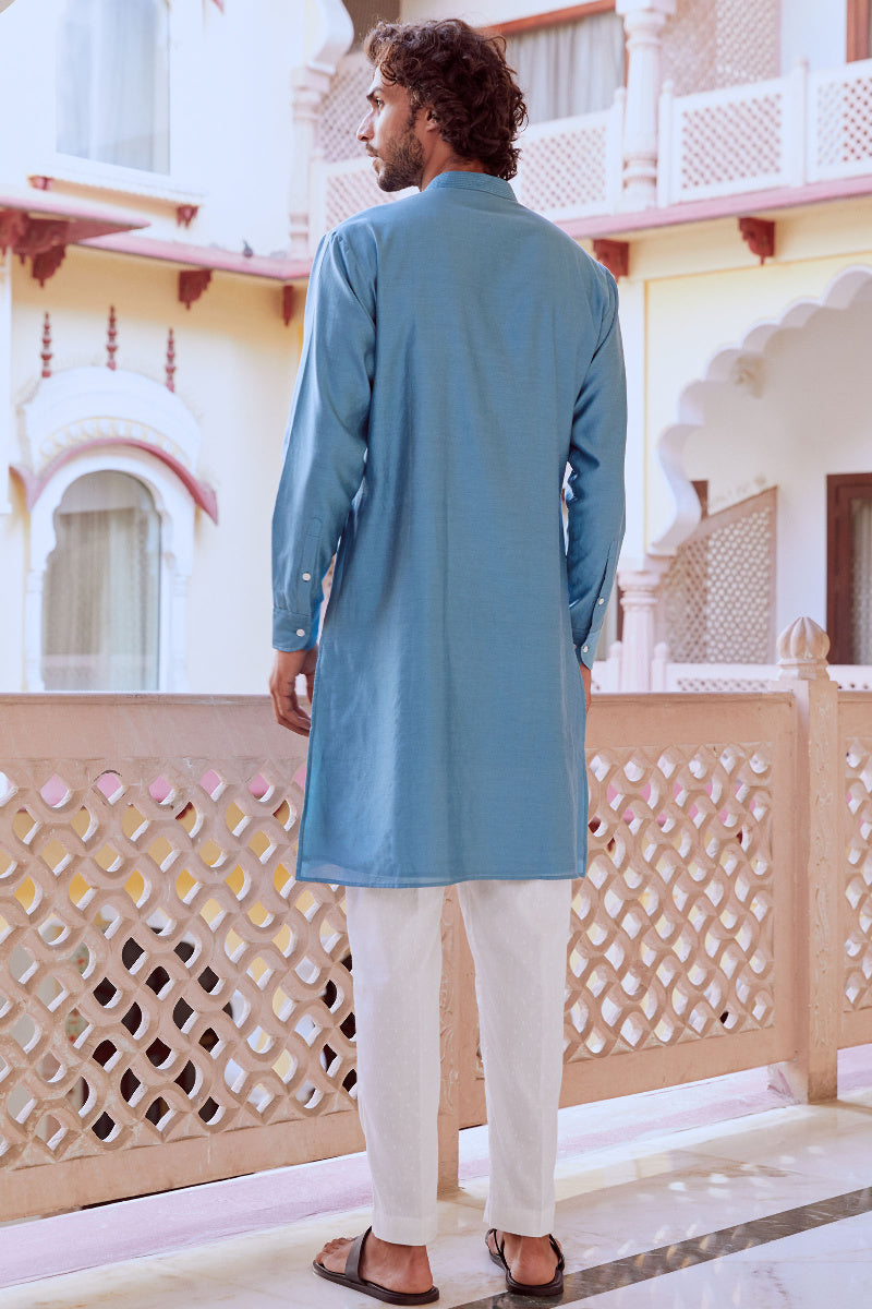 Zain Chanderi Kurta