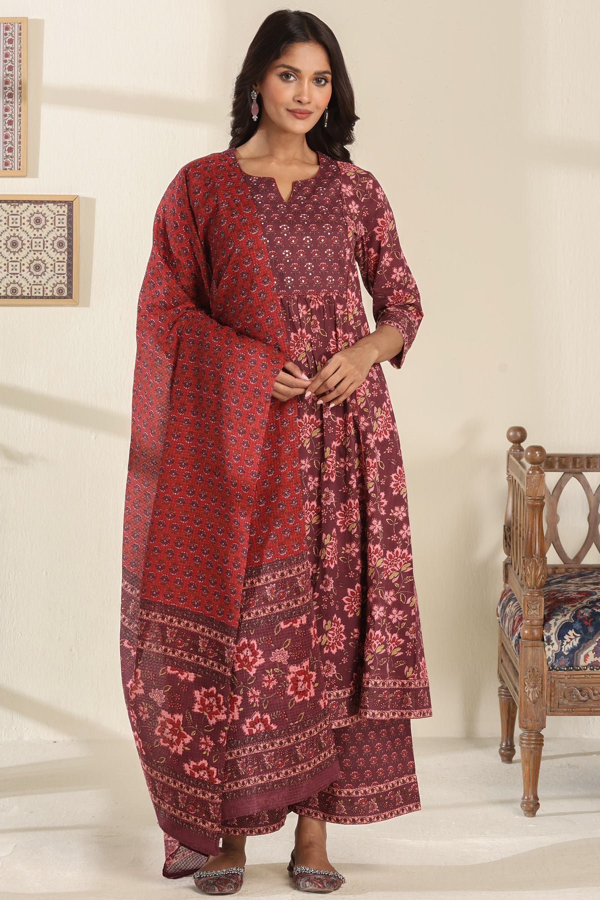 Gauhar Nadira Sanganeri Kurta