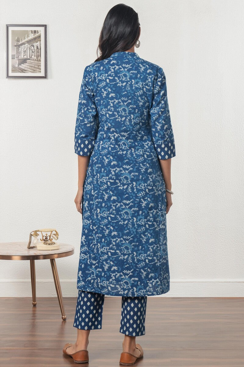 Noor Sahana Indigo Kurta