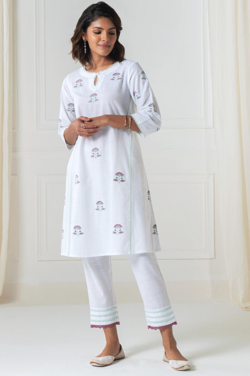 Nazm Adira Handloom Short Kurta