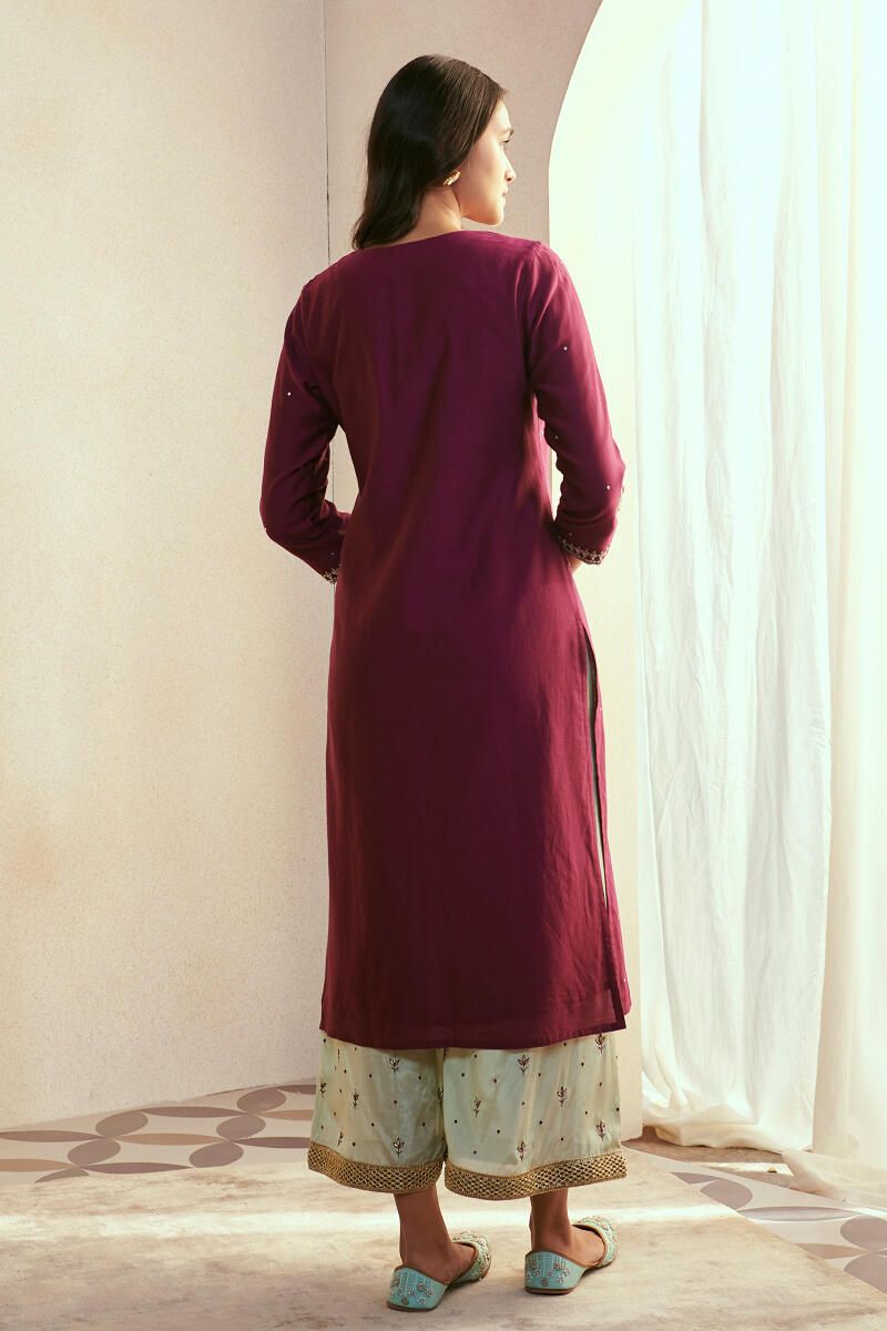 Nazma Shaheena Chanderi Kurta