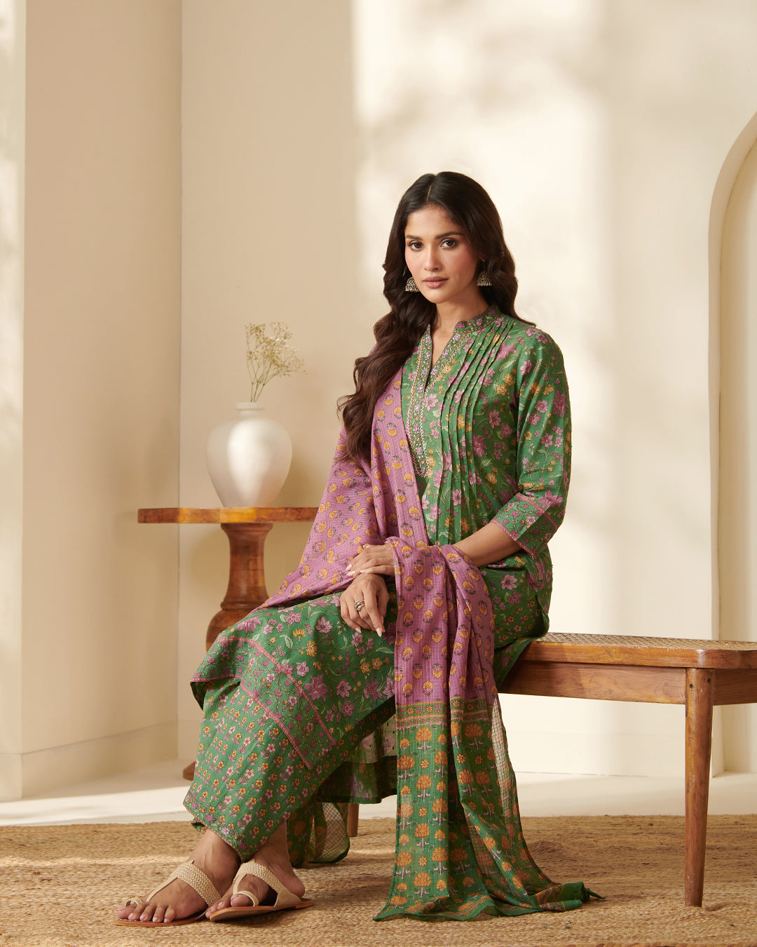 Gauhar Azaira Sanganeri Kurta