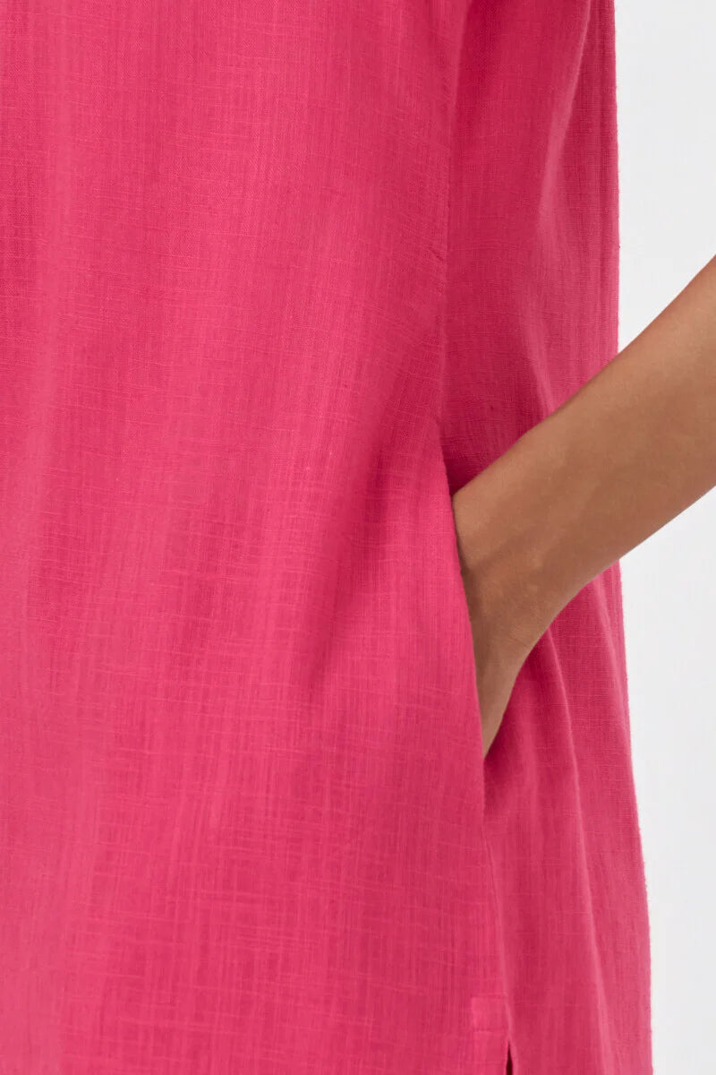 Surplus: Roza Sehreen Raspberry Kurta