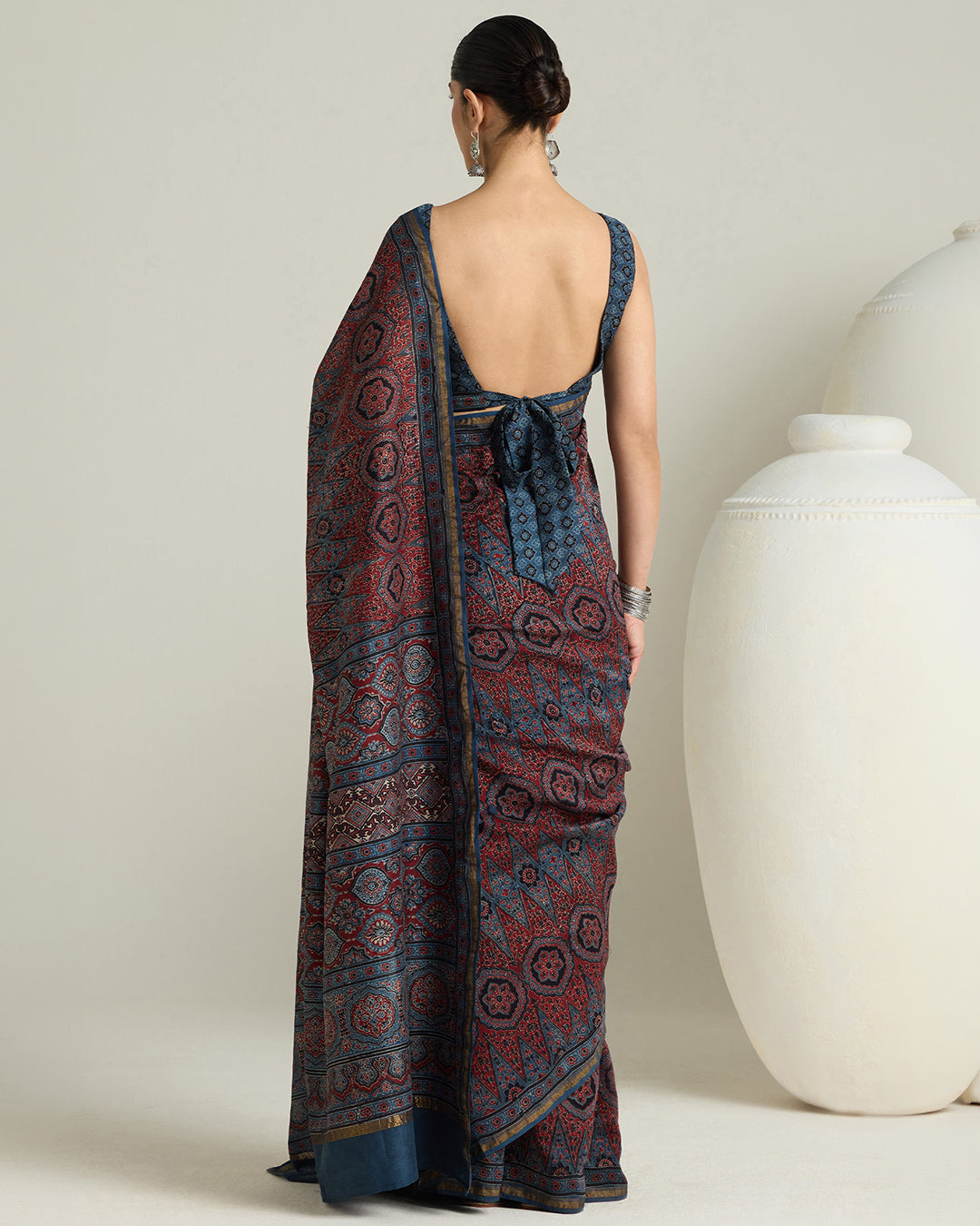 Surplus: Sehra Rumi Ajrakh Chanderi Saree