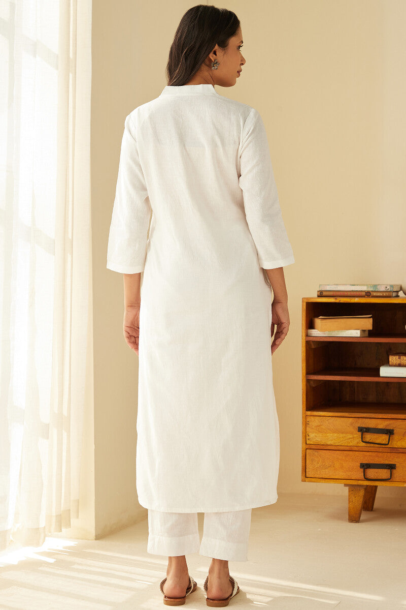 Roza Seher White Kurta