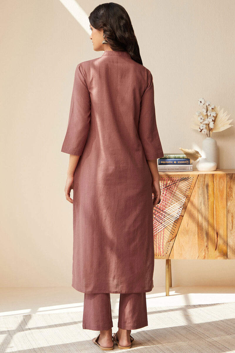 Roza Seher Red Kurta
