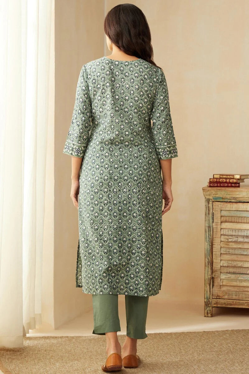 Sehra Fizah Bagru Kurta