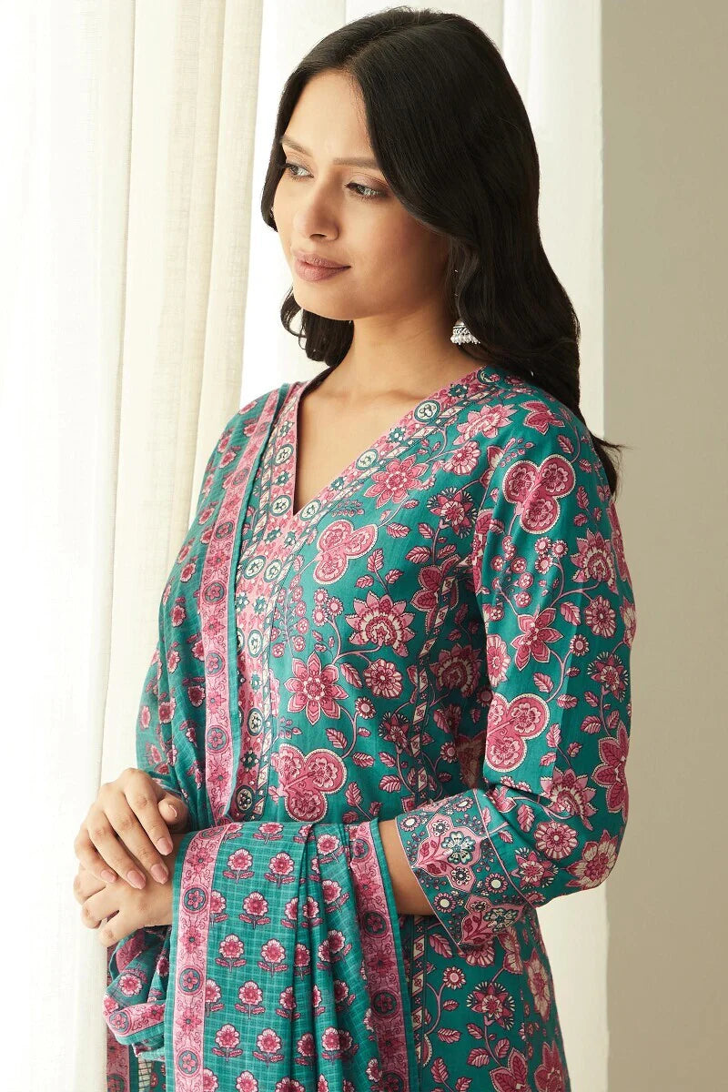 Gauhar Nilofar Sanganeri Kurta