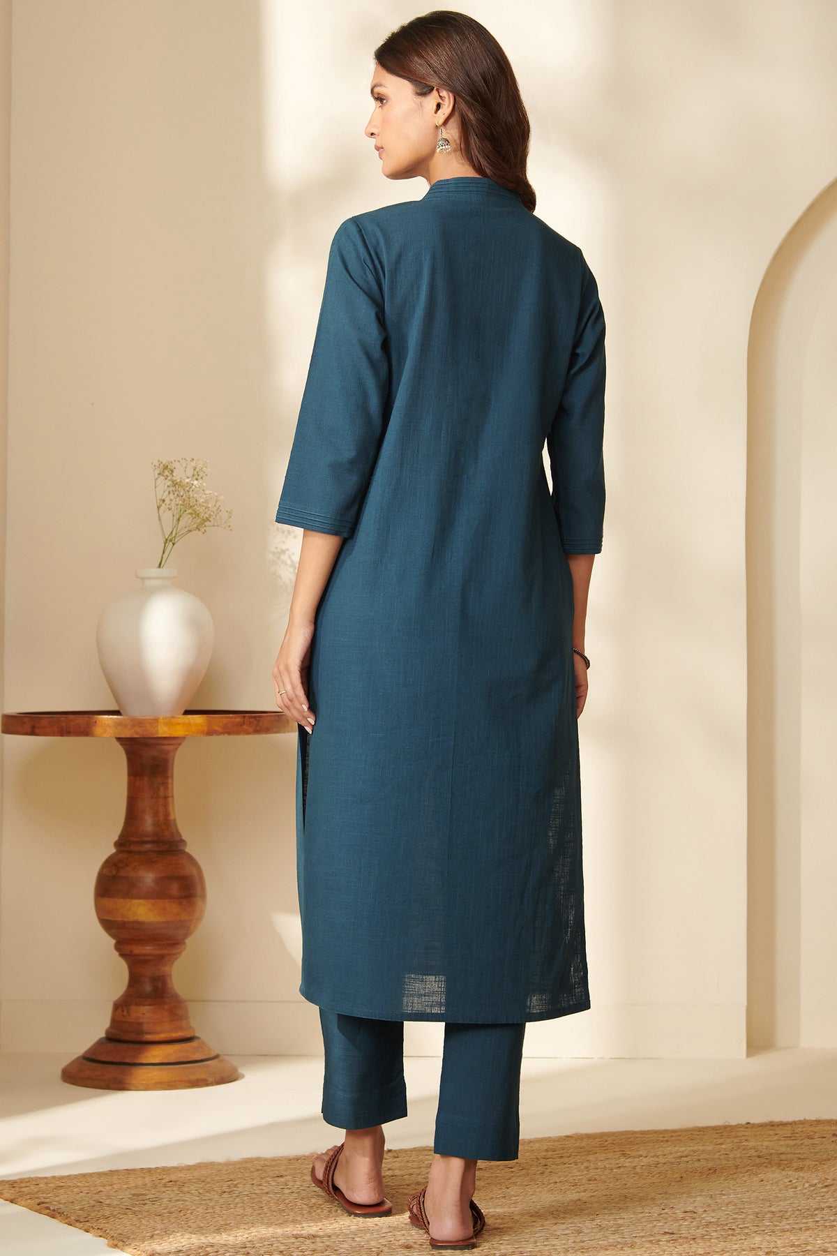 Roza Amina Blue Kurta