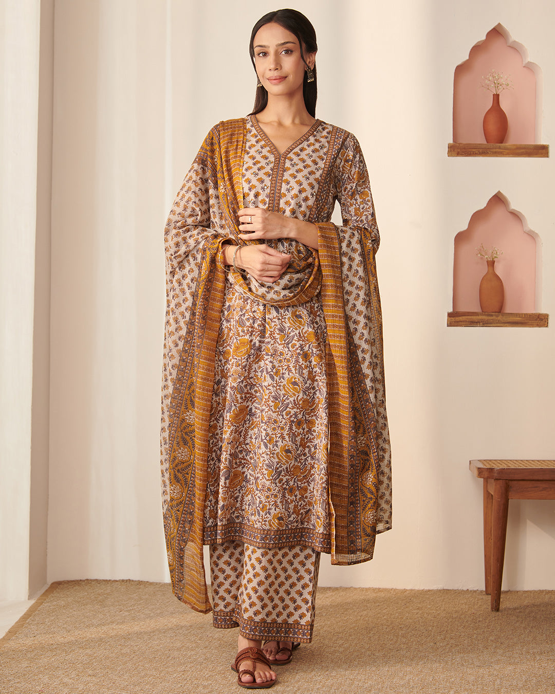 Gauhar Zafiya Sanganeri Kurta