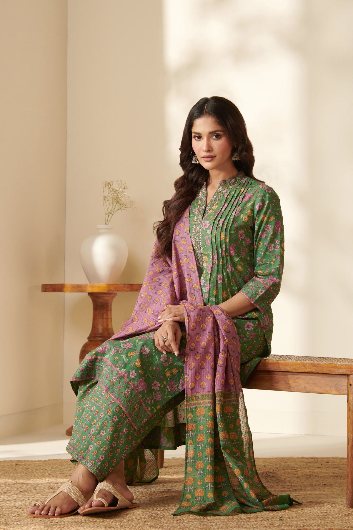 Gauhar Azaira Sanganeri Kurta
