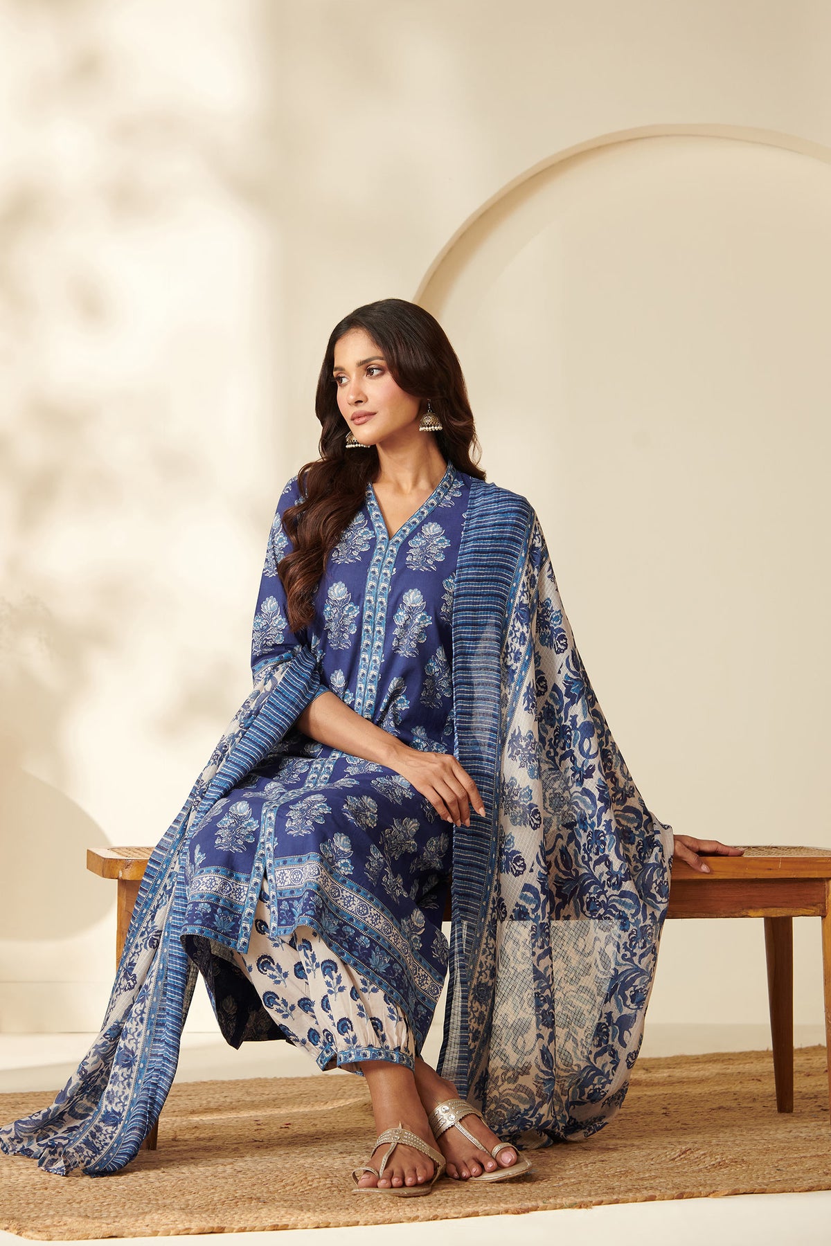 Neelofar Zoha Sanganeri Kurta