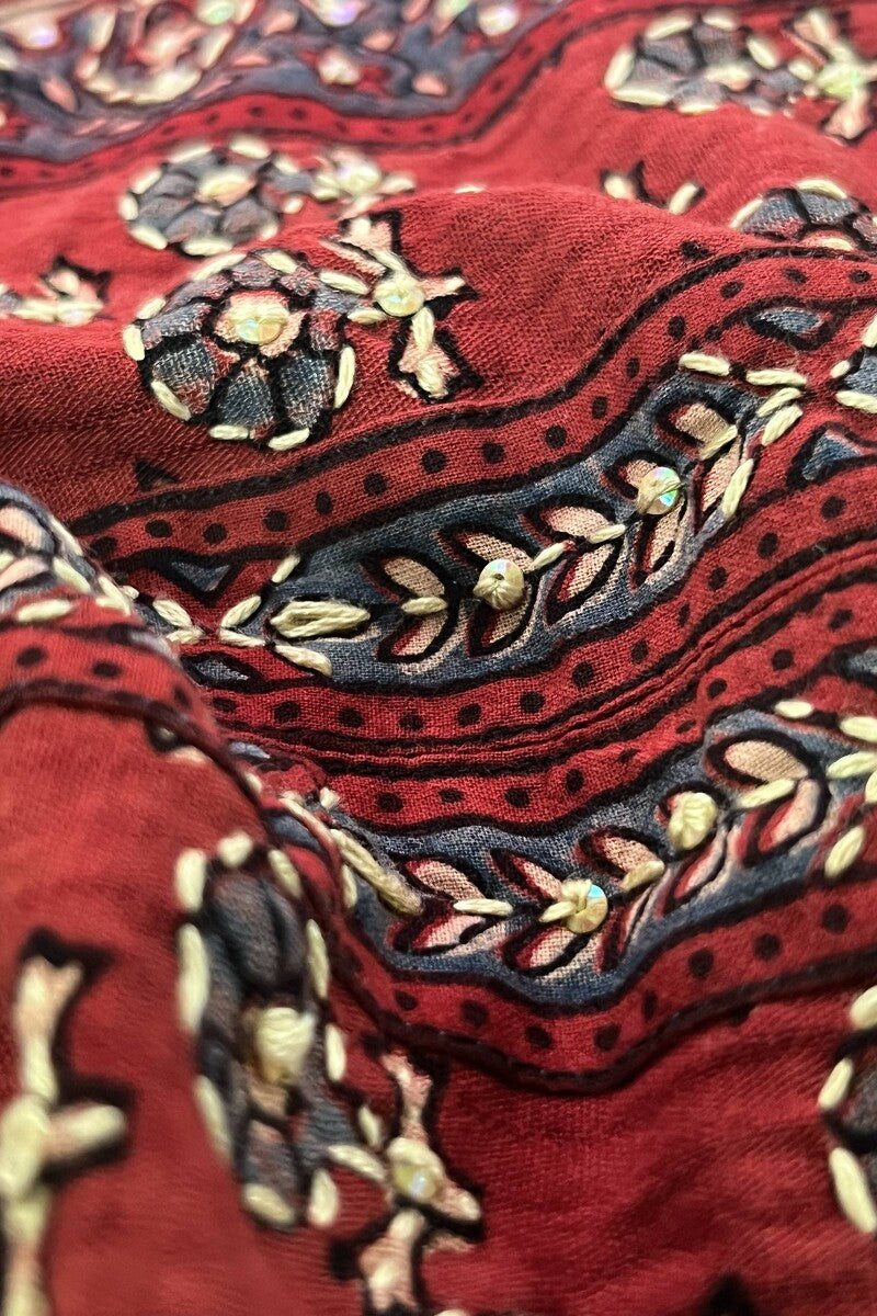 Sehra Heer Ajrak Kurta