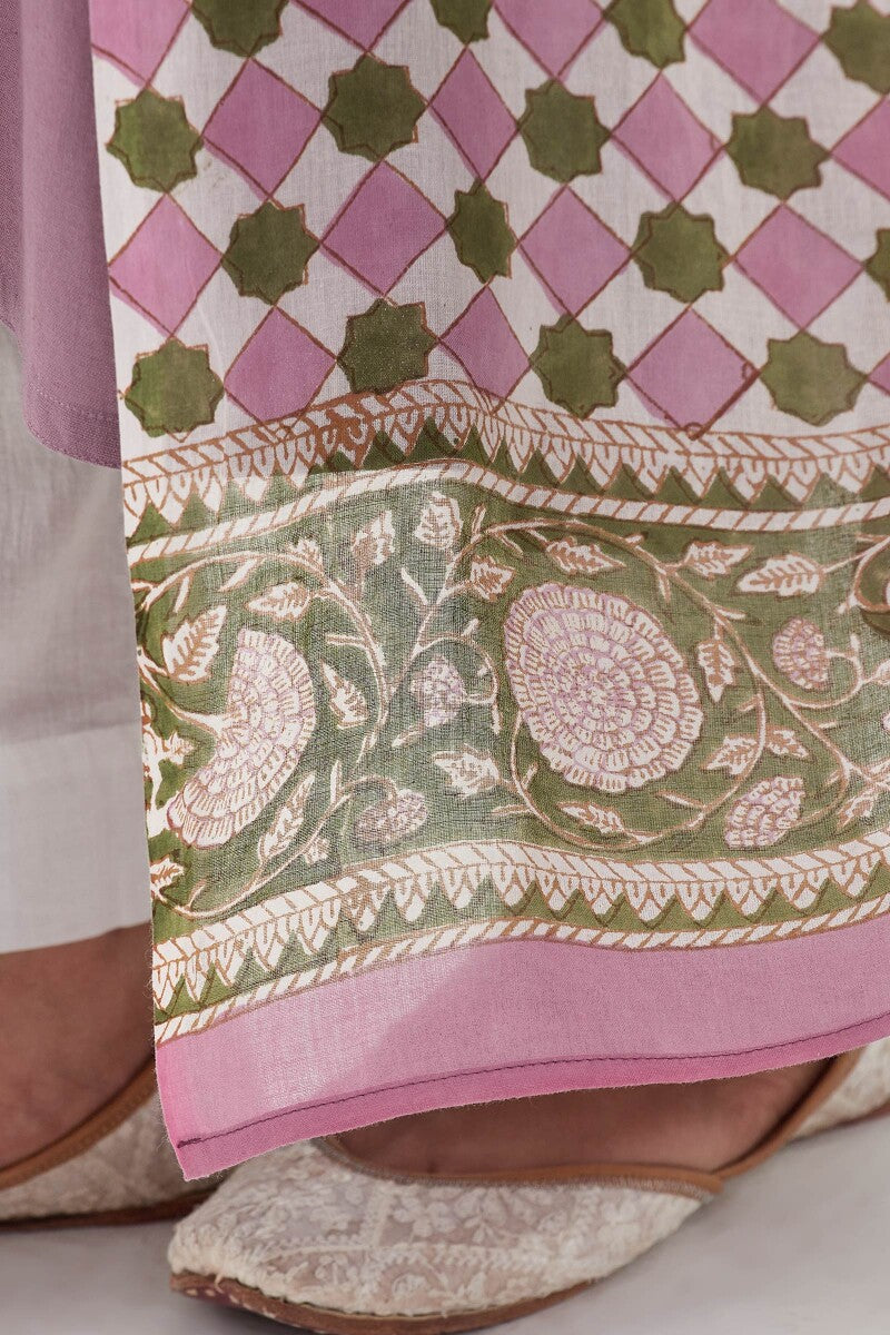 Kashida Nusrat Sanganeri Dupatta