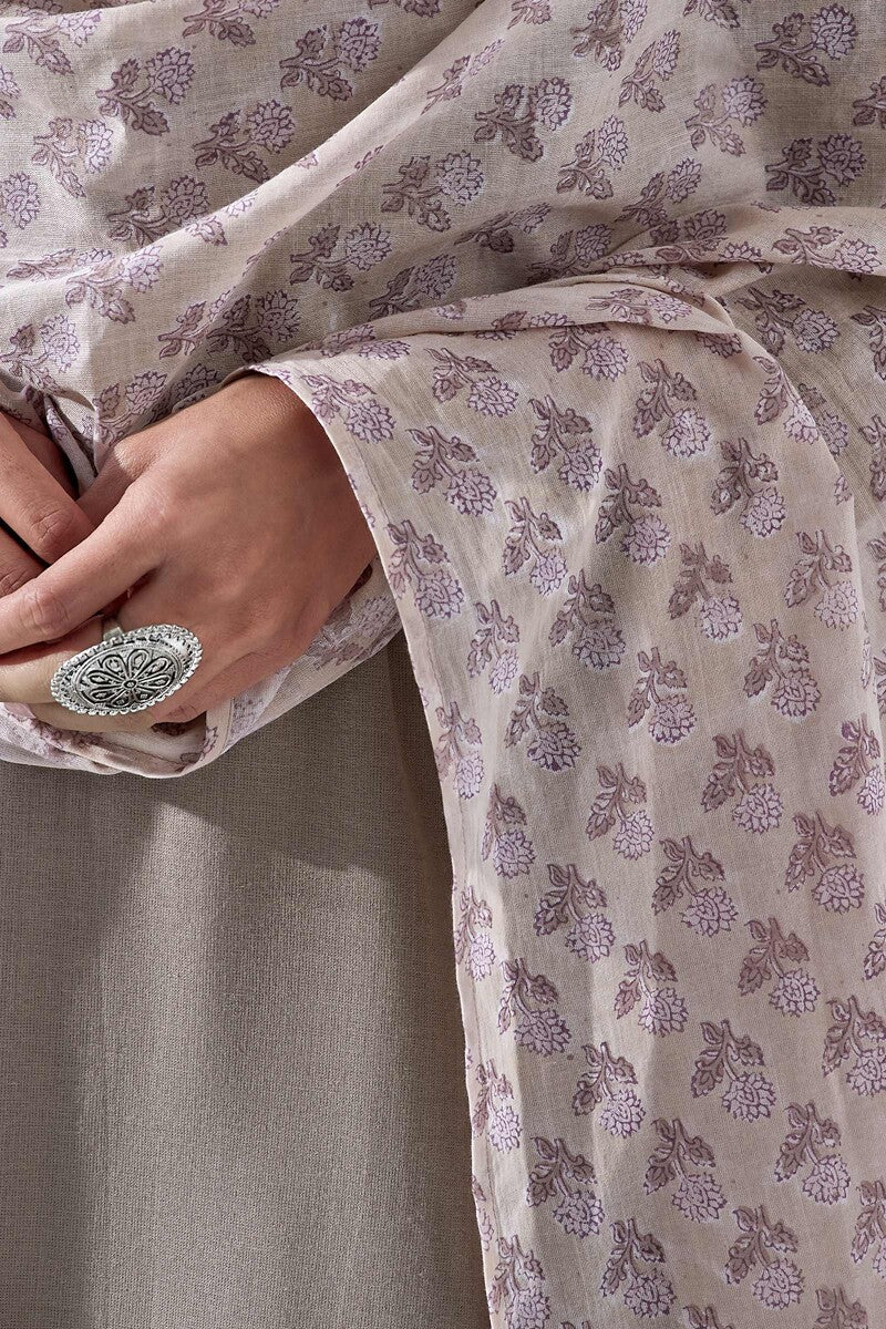 Nasrine Rehmat Beige Sanganeri Dupatta