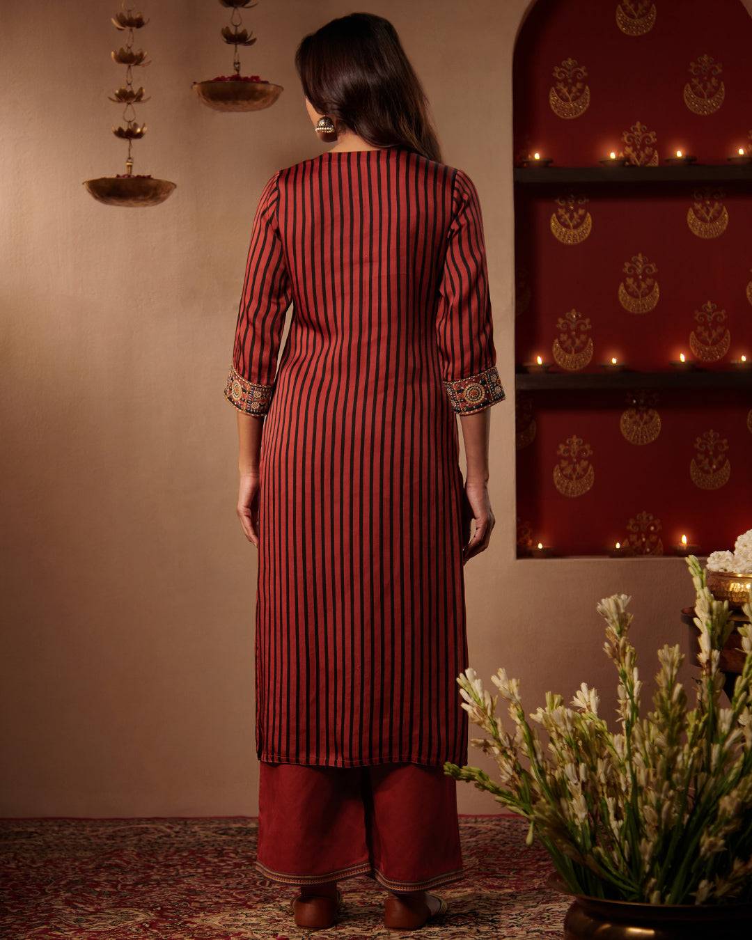 Roshanara Rahida Bagru Kurta