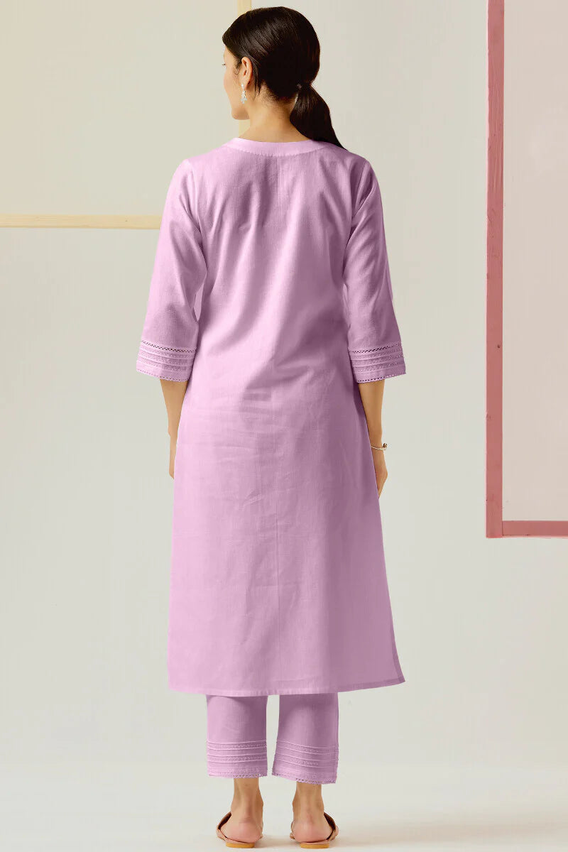 Surplus: Roza Seerat Lilac Kurta