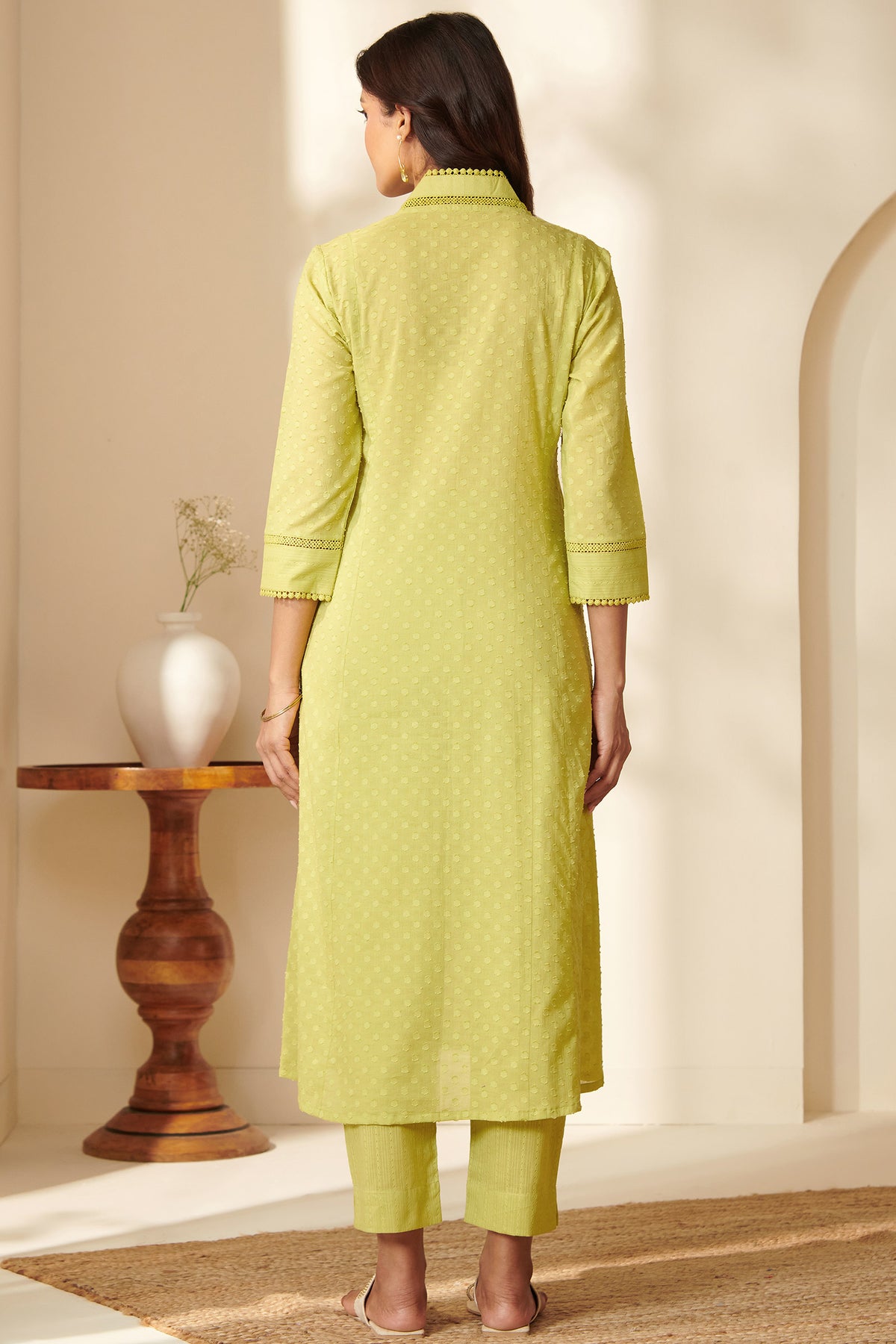 Roza Darya Green Kurta
