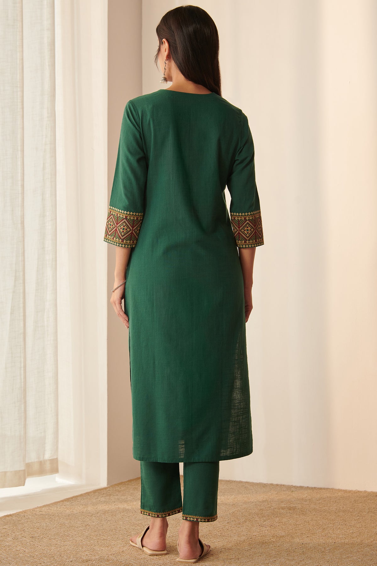 Mehraab Mira Green Kurta
