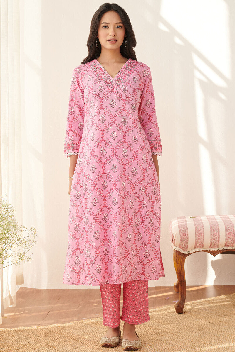 Rosheen Mahnoor Sanganeri Kurta