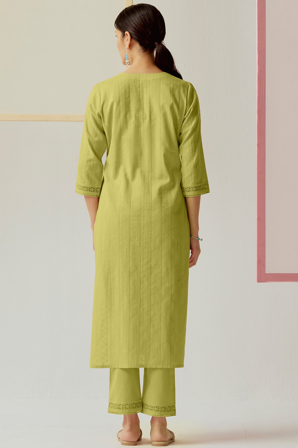 Roza Maria Green Kurta