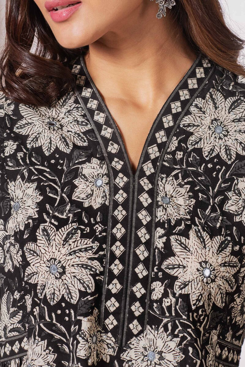 Sehra Zarah Bagru Kurta