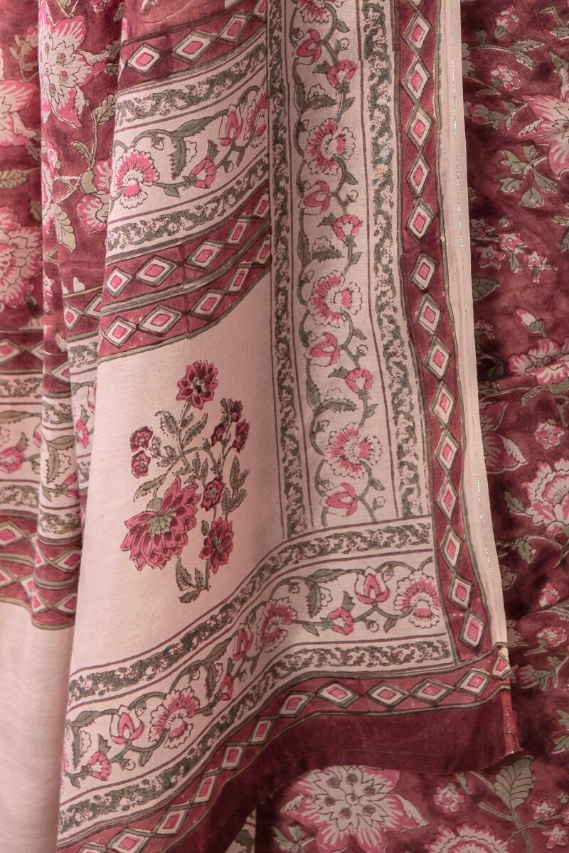 Nasrine Saba Cotton Silk Saree
