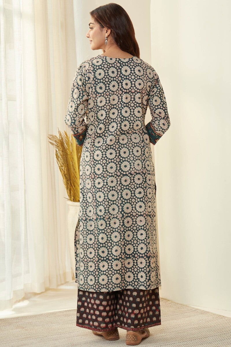 Sehra Mehreen Bagru Kurta