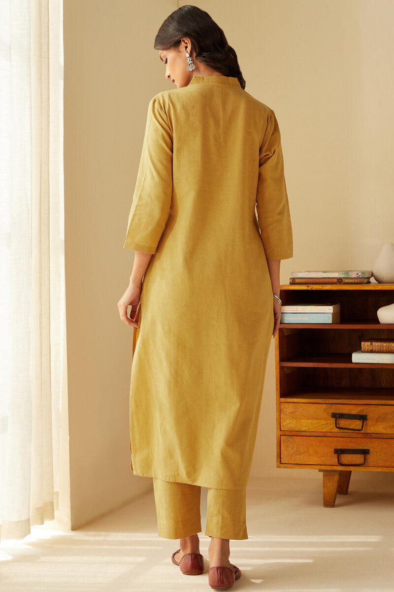 Sehra Seher Mustard Kurta